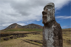 Osterinsel - Vulkan Rano Raraku