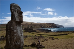Osterinsel - Moai mit Ahu Tongariki