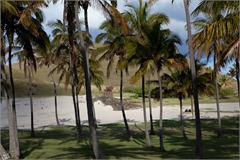 Osterinsel - Anakena mit Ahu Nau Nau