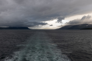 Abfahrt aus Tromsø